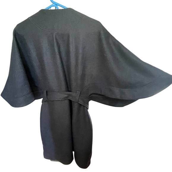 Women's Rodebjer Pinto Navy Blue Jacket Poncho – Size M/L, Elegant & Minimalist - Picture 3 of 11